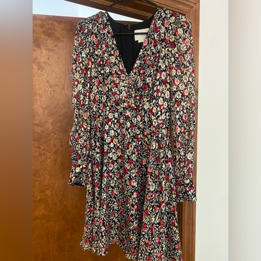 Kate Spade Floral Park Clip Mini Dress